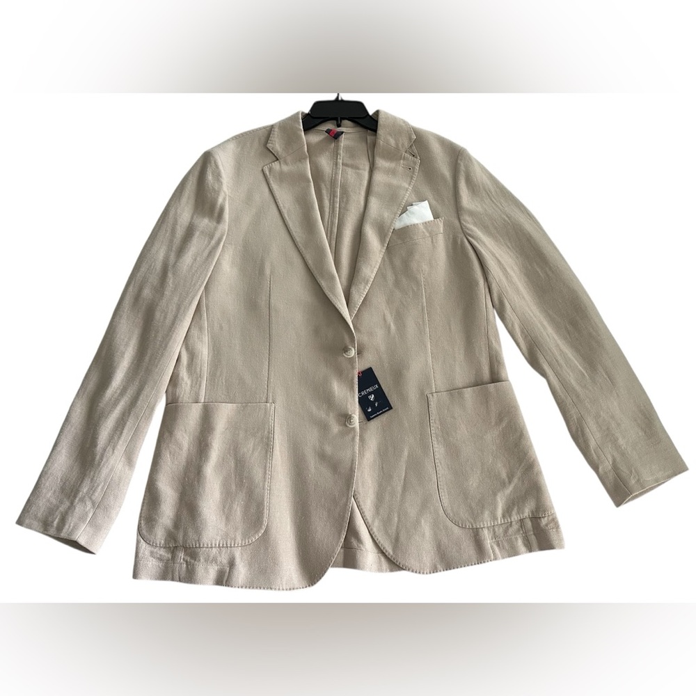NWT Daniel Cremieux Beige Linen‎ Blazer- Size 38